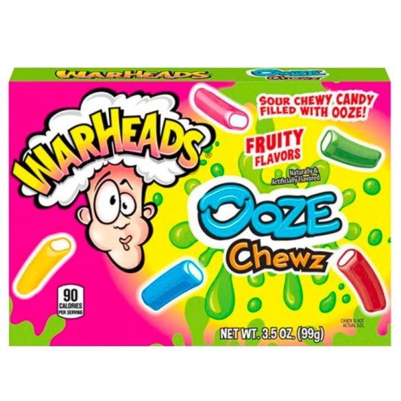 Warheads Ooze chews savanyú gyümölcsös töltött cukorka