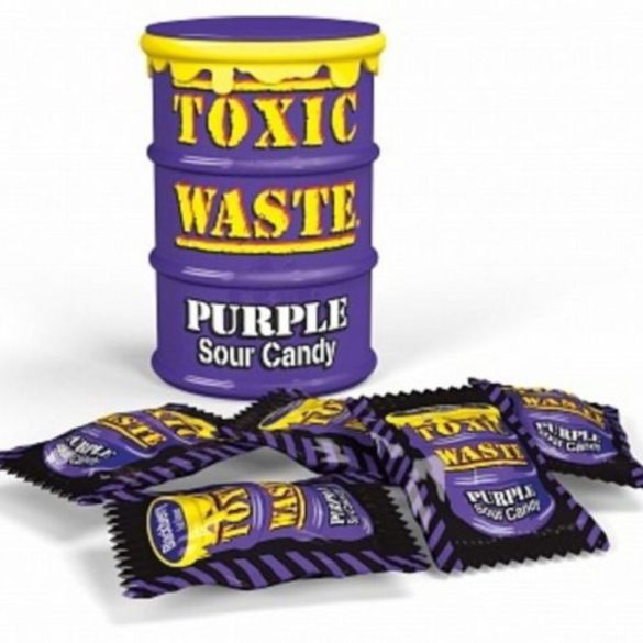 Toxic Waste Purple Sour candy savanyú cukorkák