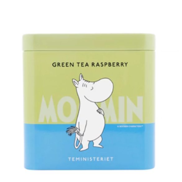 Moomin szálas zöld tea málnával